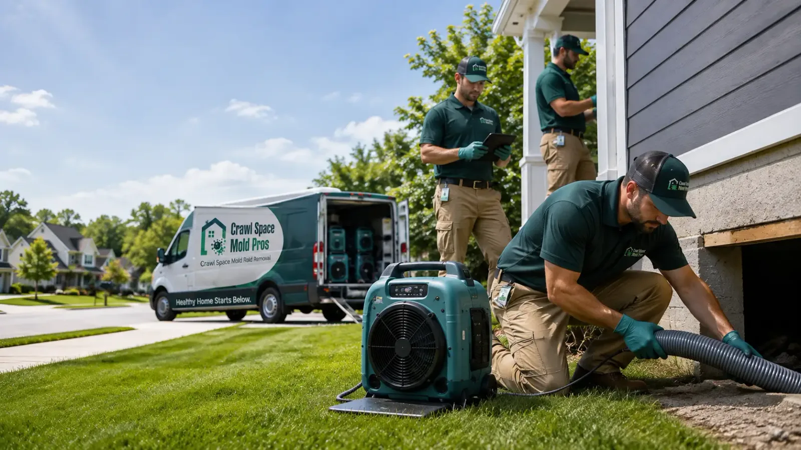 Crawl Space Mold Removal in Maple Rapids, MI